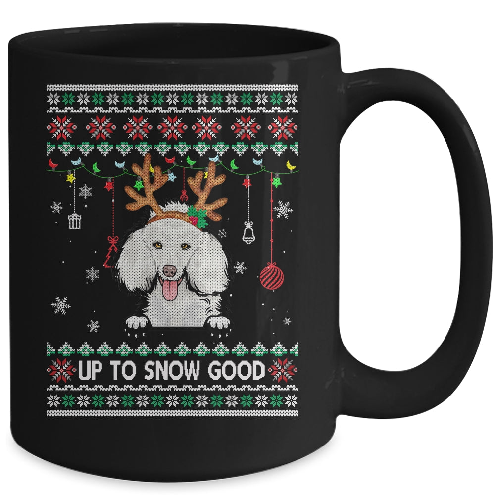 Poodle Dog Reindeer Ugly Christmas Xmas Mug | siriusteestore