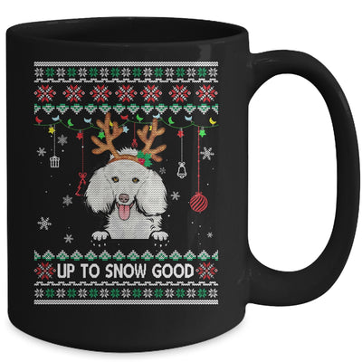 Poodle Dog Reindeer Ugly Christmas Xmas Mug | siriusteestore