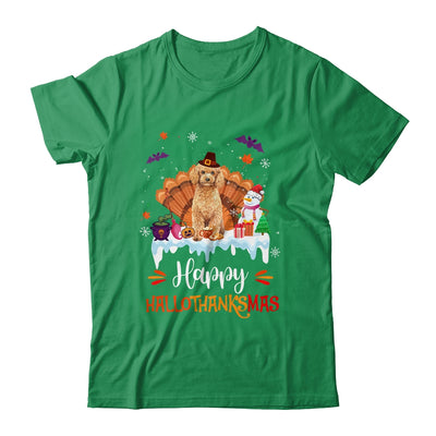 Poodle HalloThanksMas Halloween Thanksgiving Christmas Shirt & Sweatshirt | siriusteestore