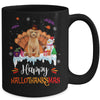 Poodle HalloThanksMas Halloween Thanksgiving Christmas Mug | siriusteestore