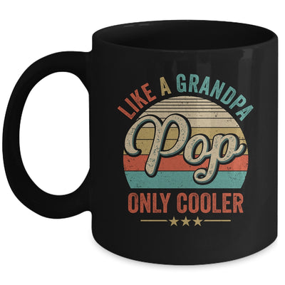 Pop Like A Grandpa Only Cooler Vintage Dad Fathers Day Mug | siriusteestore