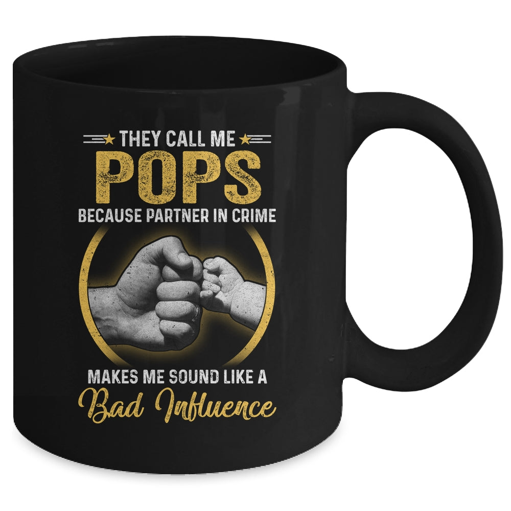 Pops For Men Funny Fathers Day They Call Me Pops Mug | siriusteestore