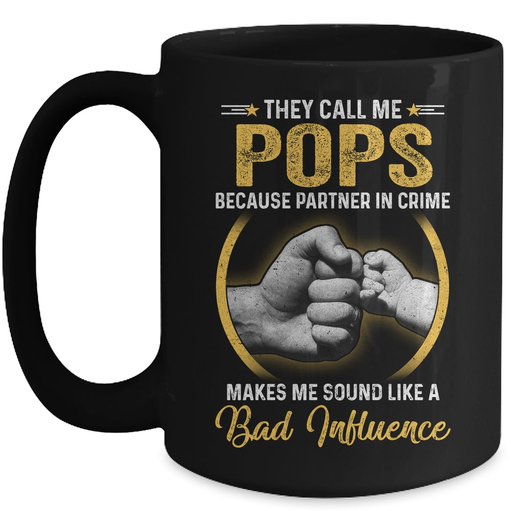 Pops For Men Funny Fathers Day They Call Me Pops Mug | siriusteestore