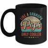 Pops Like A Grandpa Only Cooler Vintage Dad Fathers Day Mug | siriusteestore
