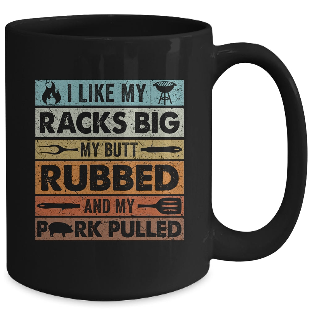 Pork Rub Bbq Smoker Smoking Retro Cool Grilling For Men Mug | siriusteestore