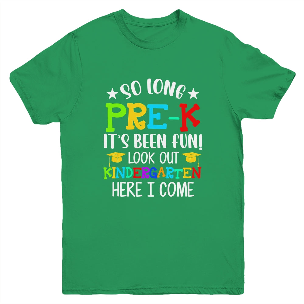 Pre-K Graduation Kindergarten Here I Come Class of 2022 Youth Shirt | siriusteestore