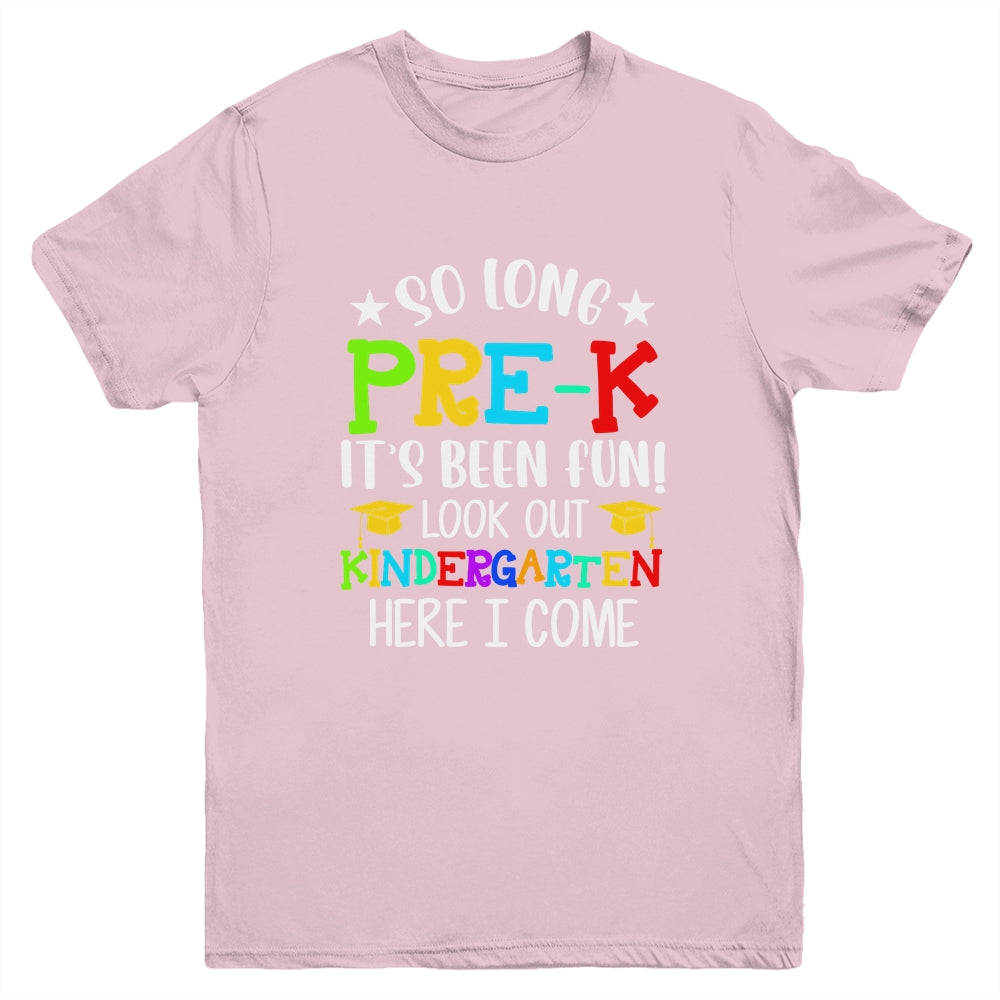 Pre-K Graduation Kindergarten Here I Come Class of 2022 Youth Shirt | siriusteestore