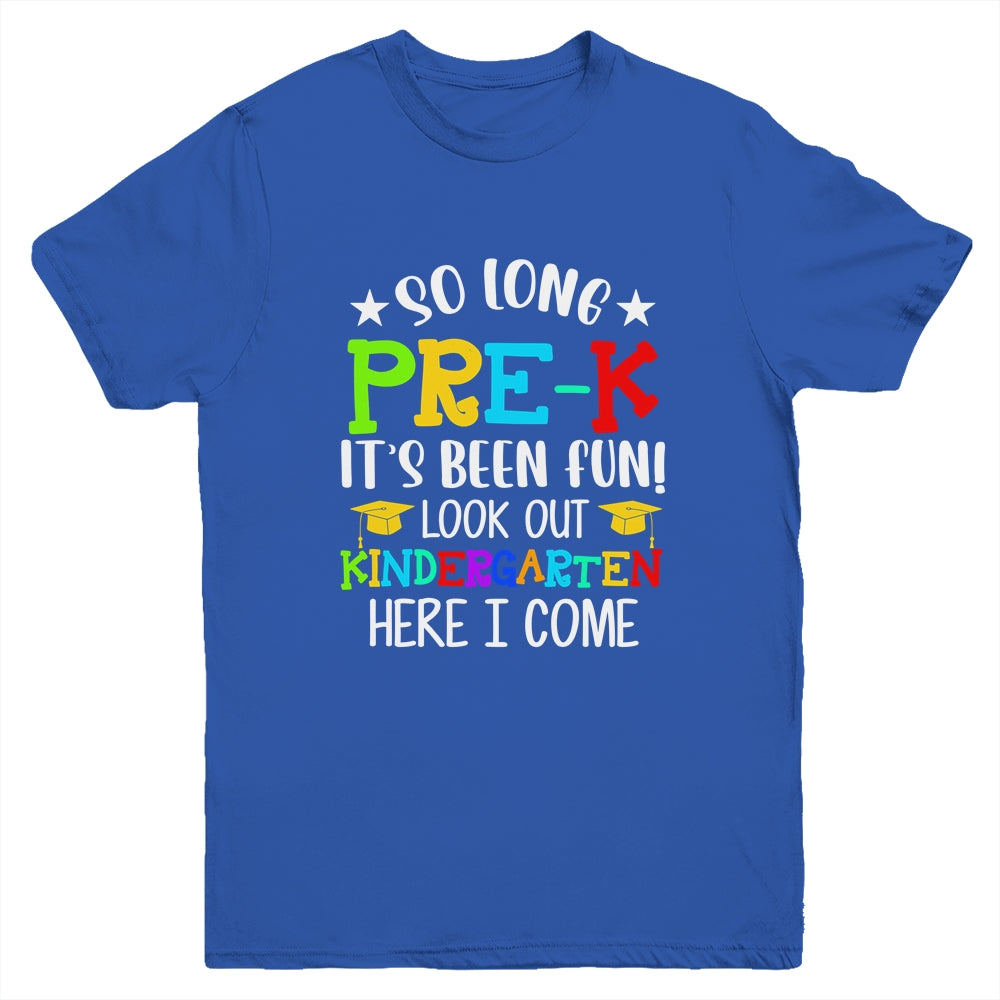Pre-K Graduation Kindergarten Here I Come Class of 2022 Youth Shirt | siriusteestore