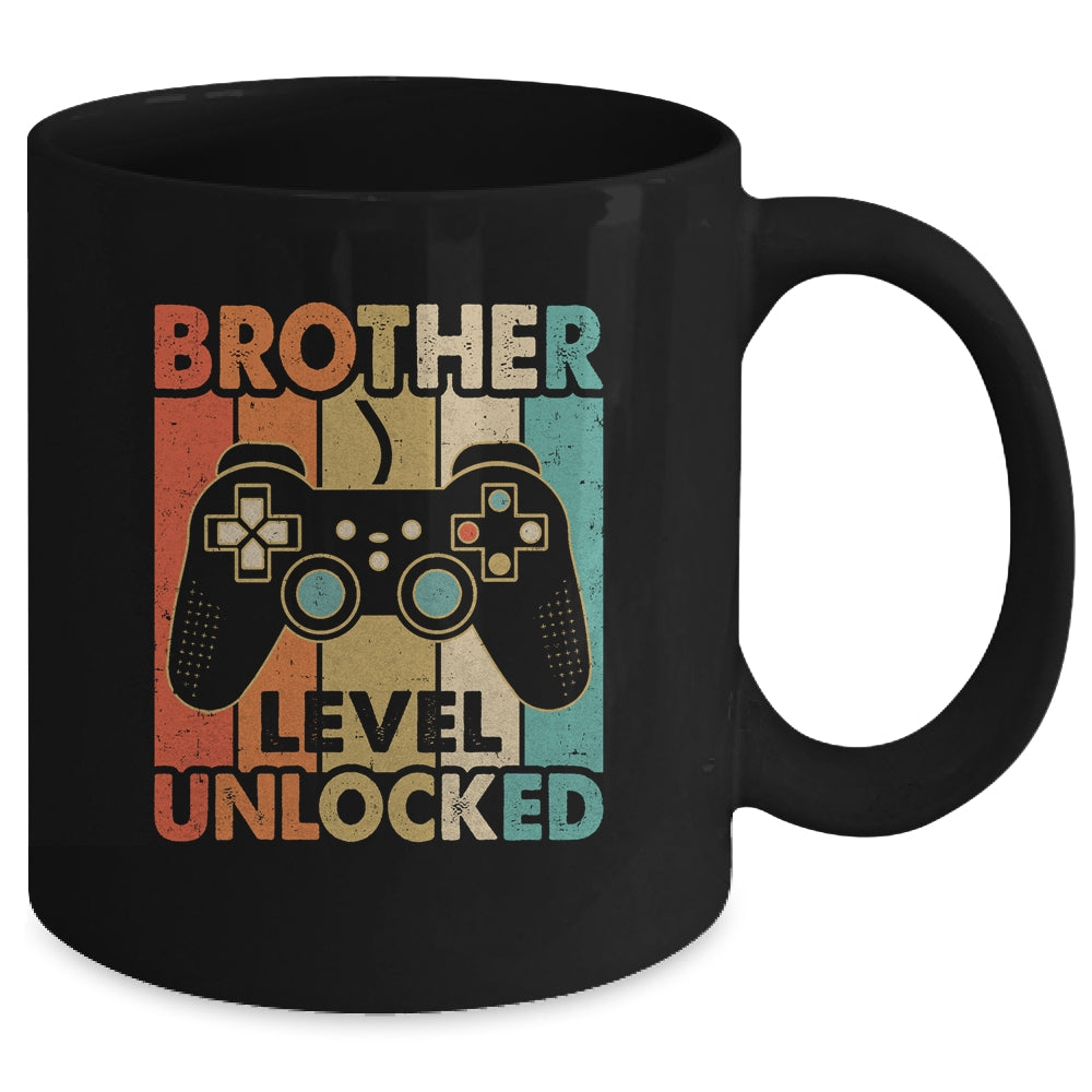 Pregnancy Announcement Brother Level Unlocked Soon To Be Brother Mug | siriusteestore