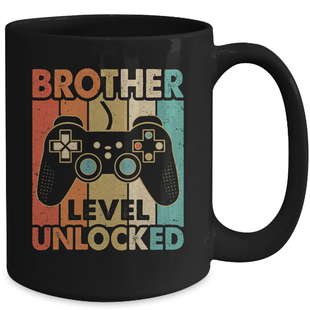 Pregnancy Announcement Brother Level Unlocked Soon To Be Brother Mug | siriusteestore