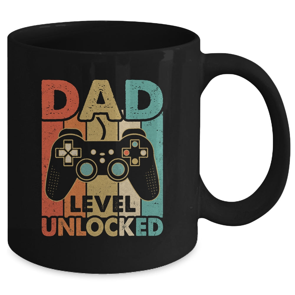 Pregnancy Announcement Dad Level Unlocked Soon To Be Father Mug | siriusteestore