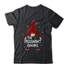 Pregnant Gnome Buffalo Plaid Matching Christmas Pajama Gift Shirt & Sweatshirt | siriusteestore