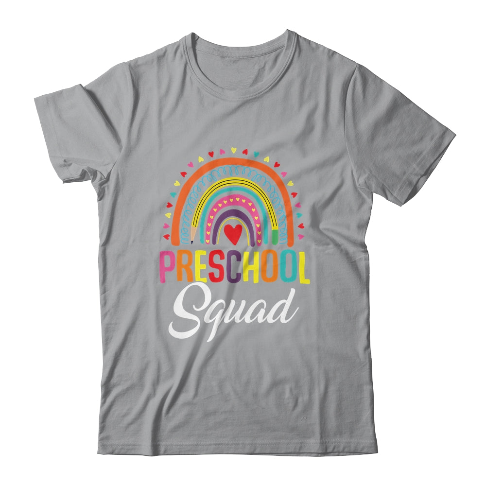 Preschool Squad Team For First Day Of School Teacher Kids Shirt & Hoodie | siriusteestore