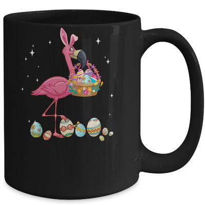 Pretty Easter Flamingo With Easter Basket Mug | siriusteestore