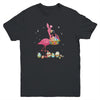 Pretty Easter Flamingo With Easter Basket Youth Shirt | siriusteestore