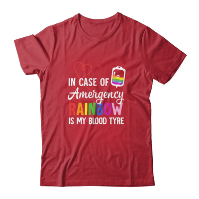 Pride Month Rainbow is My Blood Type LGBT Flag Shirt & Tank Top | siriusteestore