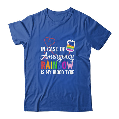 Pride Month Rainbow is My Blood Type LGBT Flag Shirt & Tank Top | siriusteestore