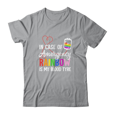 Pride Month Rainbow is My Blood Type LGBT Flag Shirt & Tank Top | siriusteestore