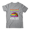 Pride Tacos LGBT LGBTQ Gay Pride Rainbow Flag Taco Lover Shirt & Tank Top | siriusteestore
