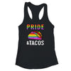 Pride Tacos LGBT LGBTQ Gay Pride Rainbow Flag Taco Lover Shirt & Tank Top | siriusteestore
