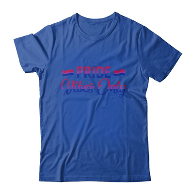 Pride Vibes Only Bisexual LGBTQIA Love Men Women Rainbow Shirt & Tank Top | siriusteestore