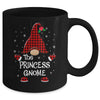 Princess Gnome Buffalo Plaid Matching Christmas Pajama Gift Mug | siriusteestore