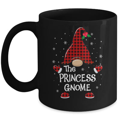 Princess Gnome Buffalo Plaid Matching Christmas Pajama Gift Mug | siriusteestore