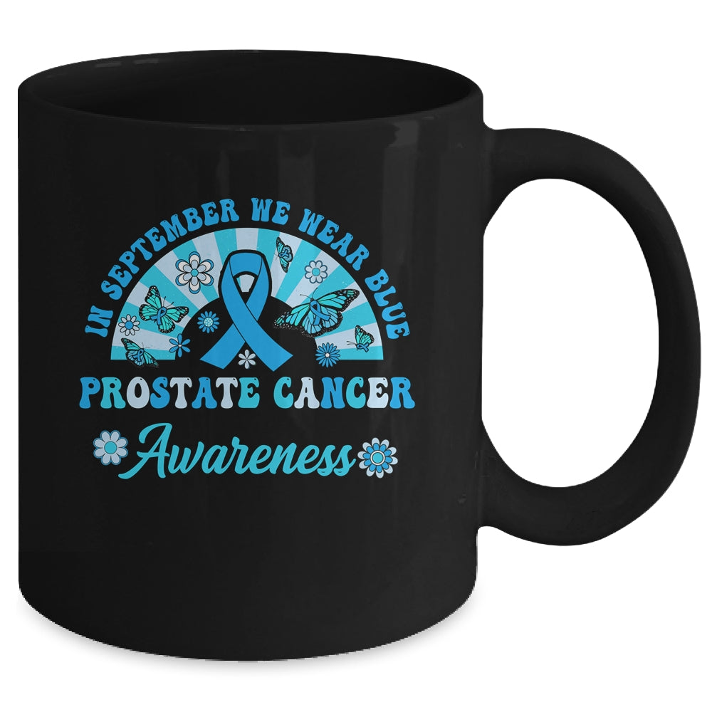 Prostate Cancer Awareness In September We Wear Blue Groovy Mug | siriusteestore
