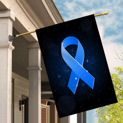 Prostate Cancer Colon Cancer Diabetes Awareness Flag Blue Ribbon | siriusteestore
