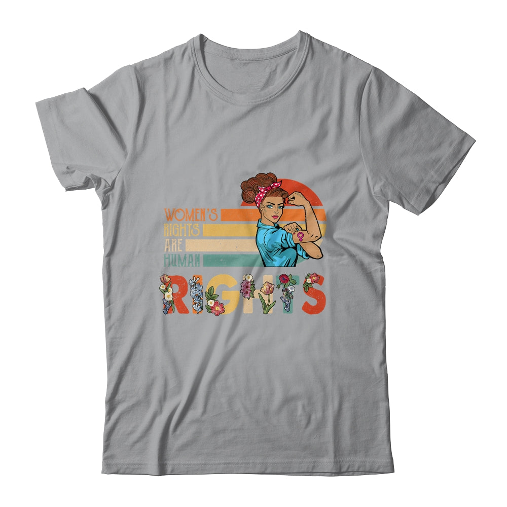 Protect Feminist Women's Rights Are Human Rights Feminism Shirt & Tank Top | siriusteestore