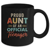 Proud Aunt Of Official Teenager 13th Birthday 13 Yrs Old Mug | siriusteestore