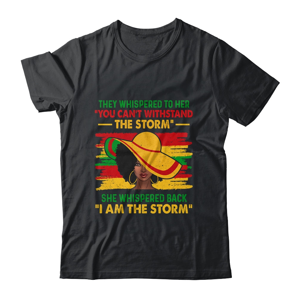 Proud Black African American Ladies Black History Month Shirt & Tank Top | siriusteestore
