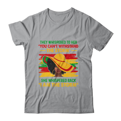 Proud Black African American Ladies Black History Month Shirt & Tank Top | siriusteestore
