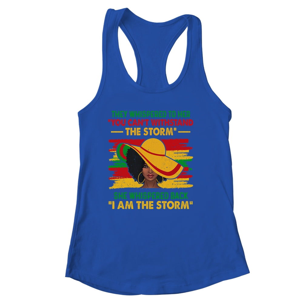 Proud Black African American Ladies Black History Month Shirt & Tank Top | siriusteestore