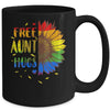 Proud LGBT Free Aunt Hugs LGBT Costume LGBT Gay Pride Mug | siriusteestore