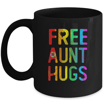 Proud LGBT Free Aunt Hugs LGBT Sunflower LGBT Gay Pride Mug | siriusteestore