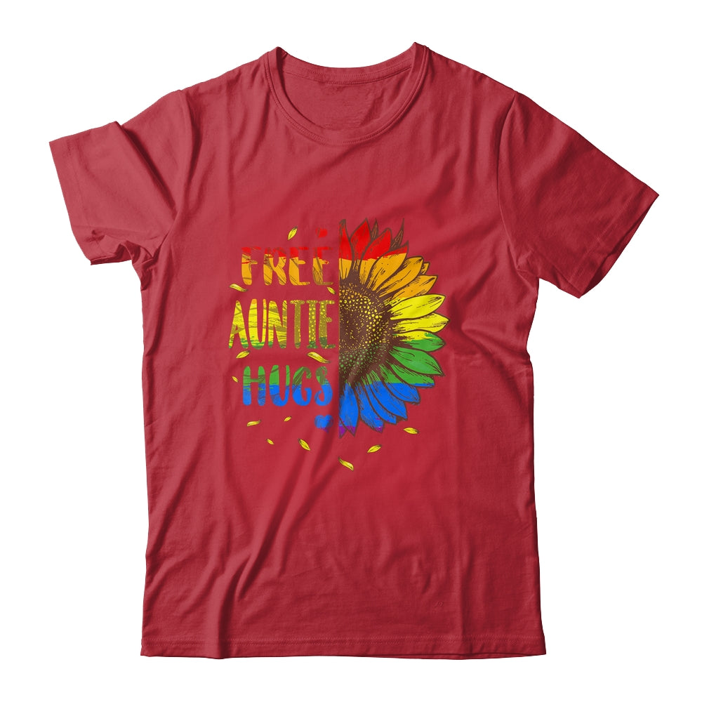 Proud LGBT Free Auntie Hugs LGBT Costume LGBT Gay Pride Shirt & Tank Top | siriusteestore