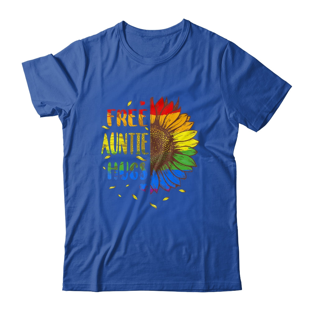 Proud LGBT Free Auntie Hugs LGBT Costume LGBT Gay Pride Shirt & Tank Top | siriusteestore