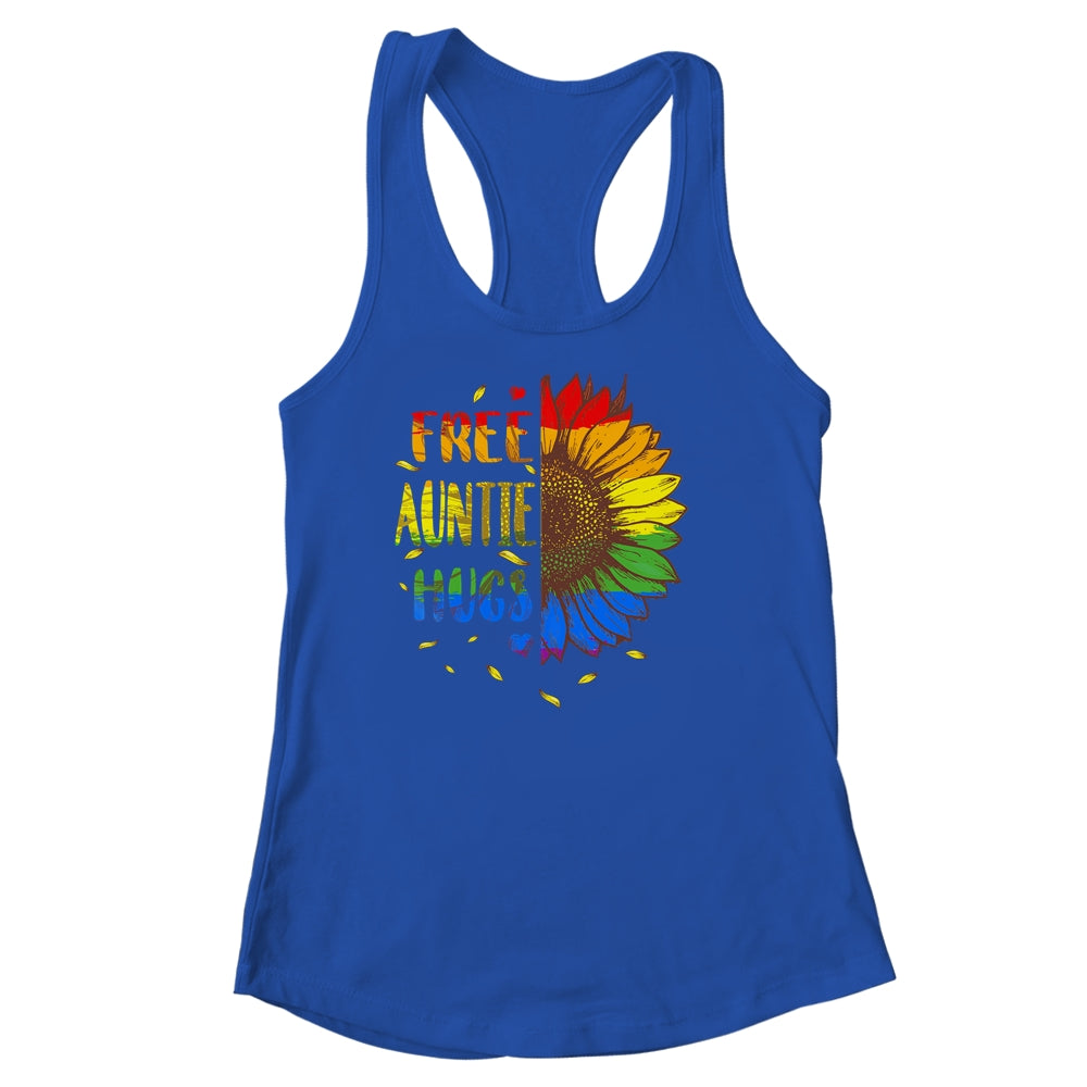 Proud LGBT Free Auntie Hugs LGBT Costume LGBT Gay Pride Shirt & Tank Top | siriusteestore