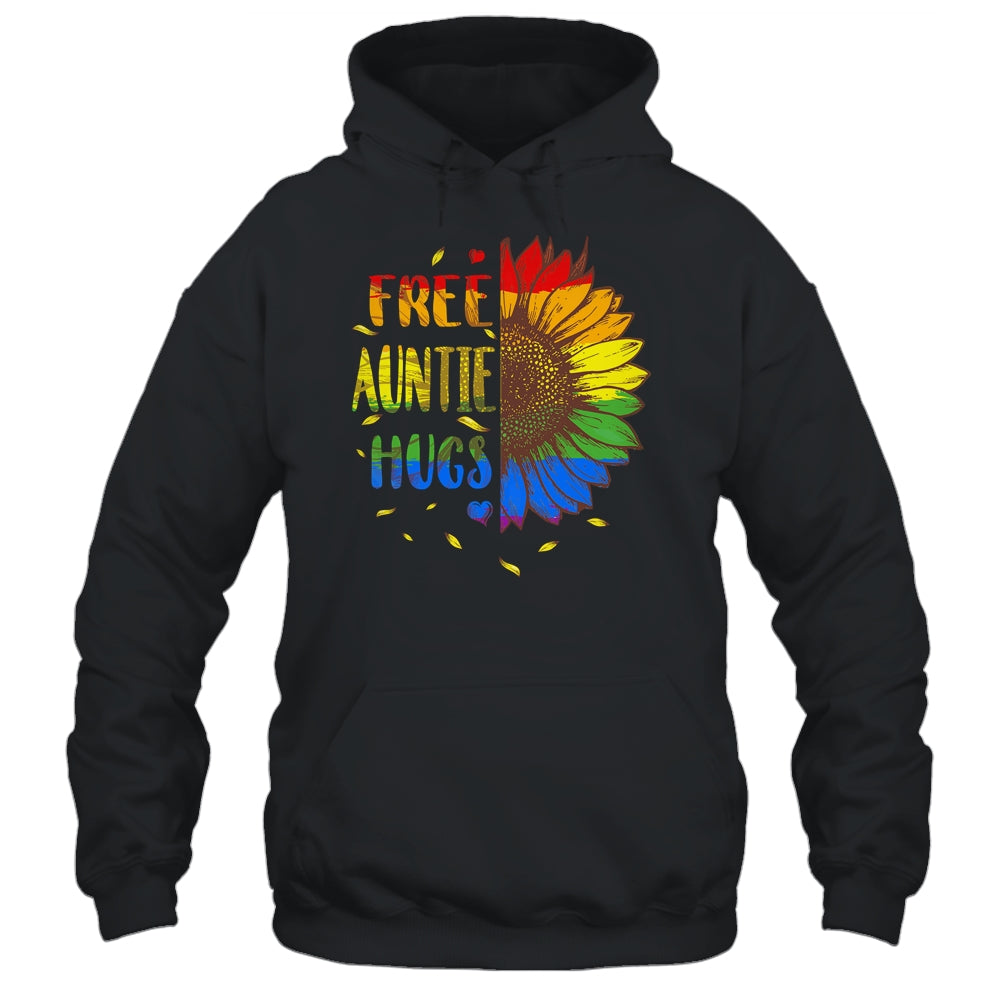 Proud LGBT Free Auntie Hugs LGBT Costume LGBT Gay Pride Shirt & Tank Top | siriusteestore