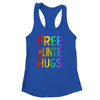 Proud LGBT Free Auntie Hugs LGBT Sunflower LGBT Gay Pride Shirt & Tank Top | siriusteestore