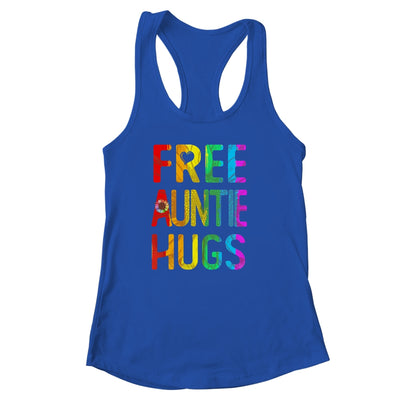 Proud LGBT Free Auntie Hugs LGBT Sunflower LGBT Gay Pride Shirt & Tank Top | siriusteestore