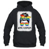 Proud Mom Messy Bun Rainbow LGBT Mom LGBT Gay Pride LGBTQ Shirt & Tank Top | siriusteestore