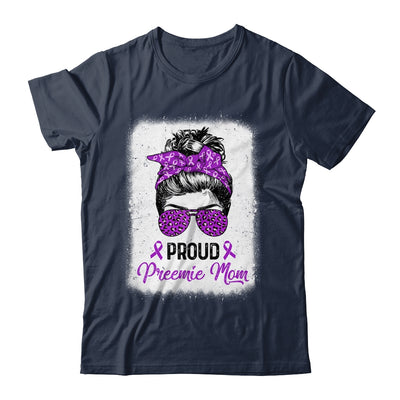 Proud Preemie Mom Messy Bun Prematurity Awareness Shirt & Hoodie | siriusteestore