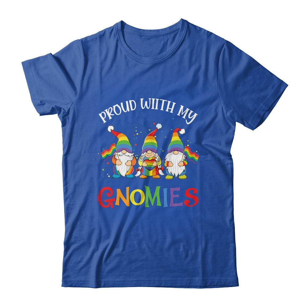 Proud With My Gnomies LGBTQ Gnomes Gay Pride Shirt & Tank Top | siriusteestore