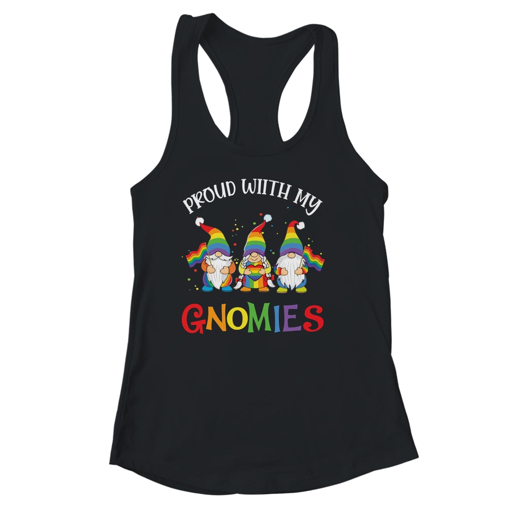 Proud With My Gnomies LGBTQ Gnomes Gay Pride Shirt & Tank Top | siriusteestore
