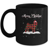 Pug Christmas Red Plaid Dog Lover Pajama Family Gift Mug | siriusteestore