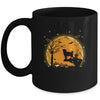 Pug Dog And Moon Funny Halloween Costume Gift Mug | siriusteestore