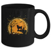 Pug Dog And Moon Funny Halloween Costume Gift Mug | siriusteestore
