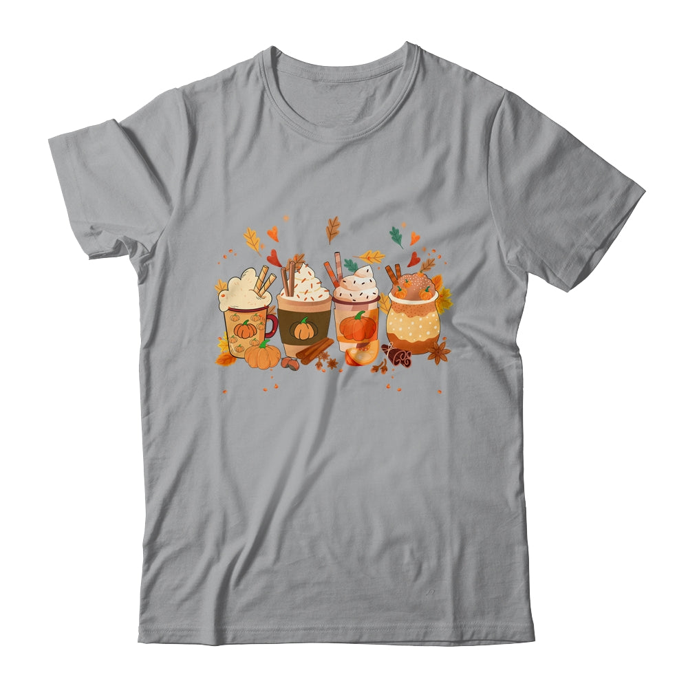Pumpkin Spice Latte Fall Coffee Pumpkin Spice Thanksgiving Shirt & Tank Top | siriusteestore